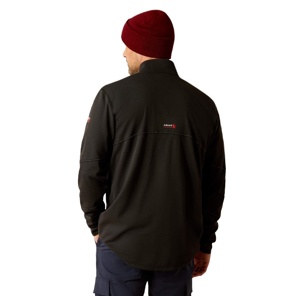 Ariat FR Primo 1/4 Zip Baselayer in Black